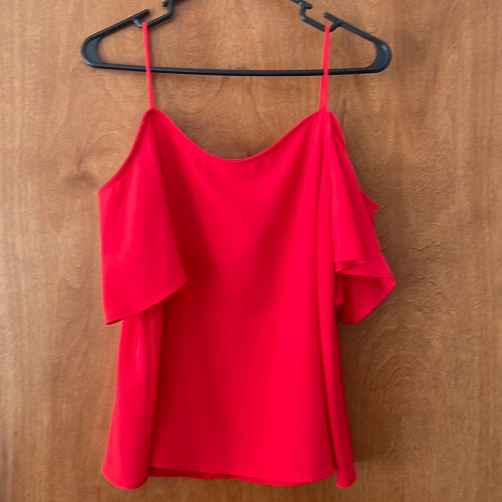 Red off the shoulder top